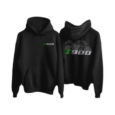 Imagem de Moletom Com Capuz Esportivo Casual Kawasaki Z900 Para Homens E Mulhere