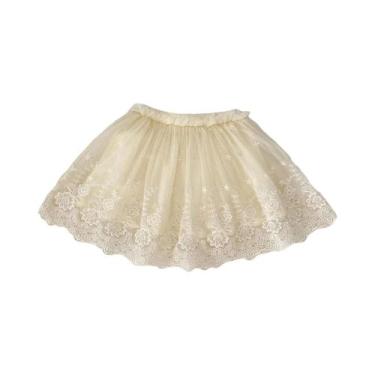 Imagem de Saia Curta Estilo Princesa Retro Para Menina Bebê 0-3 Anos Nova Roupas