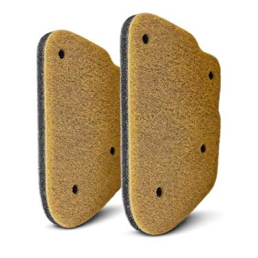 Imagem de Hippotech 2 peças 4VP-E4451-00-00 filtro de ar para motocicleta Yamaha Zuma 50 YW50 2002-2011 serve para Zuma 50F YW50F 2012-2018 Yamaha YW100 BWS100 1999-2001