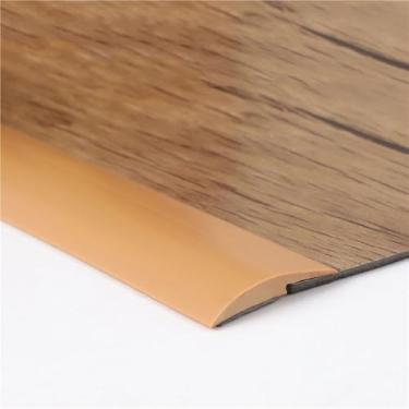 Imagem de GQQGSHOP Tira autoadesiva de transição de piso de carpete de 16,4 m, faixa limite para porta, acabamento de borda de carpete de piso, adequada para transições de limite com uma diferença de altura