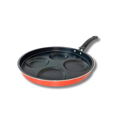 Imagem de Frigideira Teflon 4 Ovos Antiaderente Com Espátula
