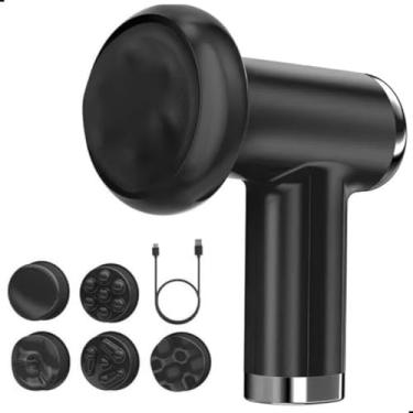 Imagem de Massageador Corporal Muscular Elétrico Sem Fio Portátil Profissional Drenagem Linfática Fisioterapia USB