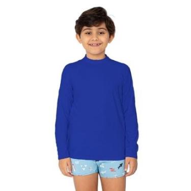 Imagem de Camiseta com Proteção Solar Infantil Menino Manga Longa Segunda Pele-Unissex