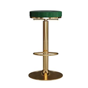 Imagem de Banquetas de bar giratórias ajustáveis de 360° – Cadeiras altas modernas para ilha de cozinha e balcão de casa – Suporte resistente de até 200 kg – Assentos elegantes e confortáveis