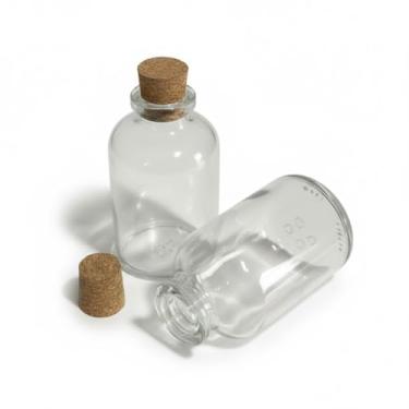 Imagem de Kit 6 Vidrinhos Penicilina 20ml c/ Rolha p/ Lembrancinhas ​