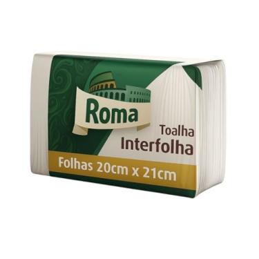 Imagem de Papel Toalha Interfolhado Duas Dobras 20x21cm Econômico – 1000 Folhas para Uso Profissional
