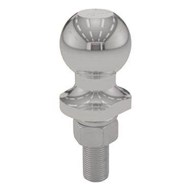 Imagem de CURT Bola de engate de reboque de aço inoxidável 40050, 900 g, diâmetro de 4,7 cm, haste de 1,9 x 6,3 cm