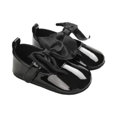 Imagem de Sapatos Antiderrapantes Pretos Para Bebês Meninos E Meninas 0-18M, Sap