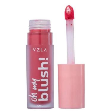 Imagem de Vizzela Blush Líquido Oh My Blush! Plum Red - Vizzela Cosméticos