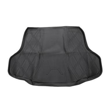 Imagem de ACROPIX Forro de carga de rosto plano Tapete de porta-malas traseiro porta-malas de carga bandeja de bota tapete padrão diamante para Nissan Sentra 2020-2023 antiderrapante