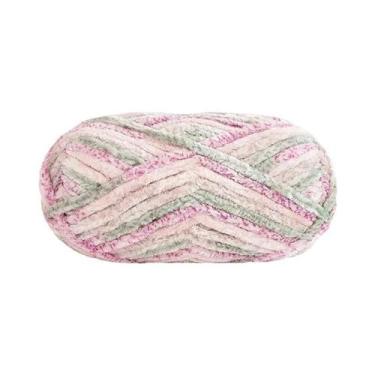 Imagem de Fio De Lã De Veludo Super Macio 100g Material De Tricô Grosso Para Cha