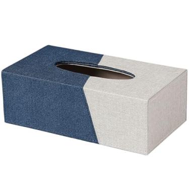 Imagem de Porta-toalhas de papel criativo sala de estar mesa de centro mesa de jantar caixa de papel ornamentos simples doméstico toalha de papel recipiente de armazenamento recipiente de lenços