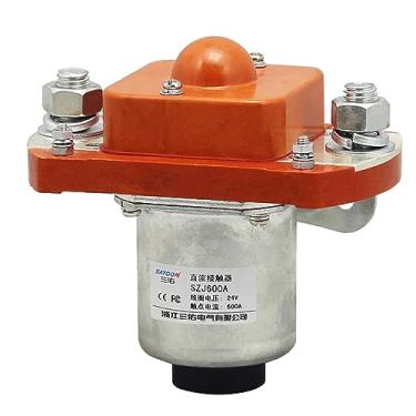 Imagem de Contator elétrico de corrente contínua DC Power Contator de bobina dupla CC SZJ600A, MZJ-600A, ZJ600A, GSZ2-600A, TZJ600A, ZLJ-600A (Cor: Tensão da bobina 24v)