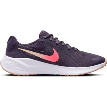 Imagem de Nike Tênis feminino com cadarço Revolution 7, Dark Raisin Crimson Tint Branco Quente, 11