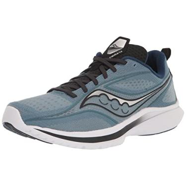 Imagem de Saucony Tênis de corrida masculino Kinvara 13, Neblina/Preto, 9