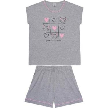 Imagem de Pijama Manga Curta Feminino Malha Malwee Ref. 120735-Feminino