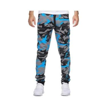 Imagem de Calças De Esporte Camufladas Para Homens Em Tamanho Grande, Casuais Pa