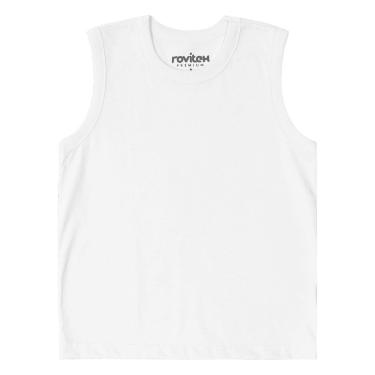 Imagem de Regata Básica Infantil Masculina Rovitex Kids Branco 16-Masculino