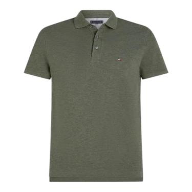 Imagem de Camiseta Gola Polo Tommy Hilfiger Im 1985 Slim Verde Militar-Masculino