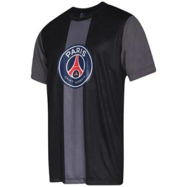 Imagem de Camisa PSG Paris Saint Germain Faixa Cinza Masculina-Masculino