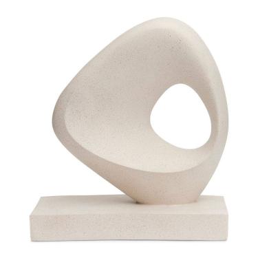 Imagem de Escultura Decorativa Abstrata em Poliresina 33,5cm 21342 Mart