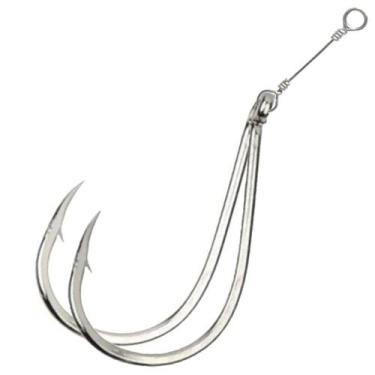 Imagem de Anzol Kawasemi Tinu 05 Encastoado Duplo 28x2 (10un)