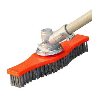 Imagem de Escova de limpeza para cortador de grama – ferramenta de limpeza de jardim, escova de esfregar para cortador de grama | para deck, quintal, pátio, fazenda, azulejo, argamassa, ambientes internos e