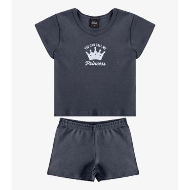 Imagem de Conjunto Infantil Blusa com Shorts Select Cinza, 1, Cinza