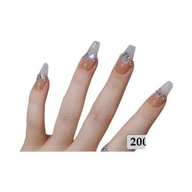 Imagem de Mini Strass Para Unhas 300/100 Peças, Cristais Acrílicos Com Base Plan