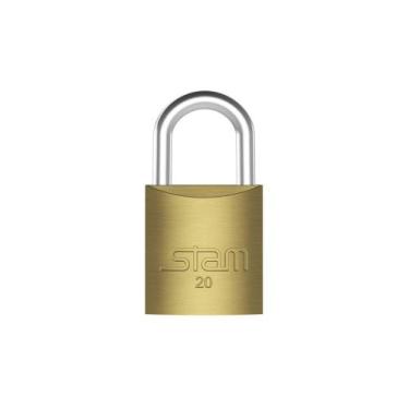 Imagem de Cadeado Latão Com Chave 20mm Stam