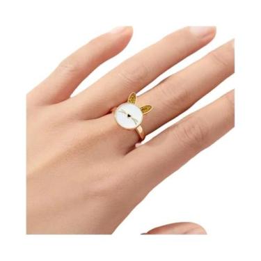 Imagem de Anel Giratório Ajustável Borboleta Margarida Para Mulheres, Anel Anti-