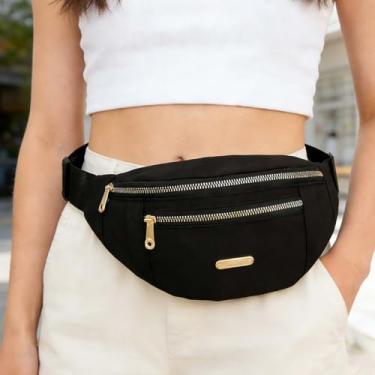 Imagem de Pochete roxa para mulheres, bolsa de cinto resistente à água e bolsa de cintura com alça ajustável, bolsa de cinto roxa compacta para itens essenciais diários