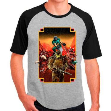 Imagem de Camiseta doom jogos games camisa masculina lançamento 01 - DESIGN CAMI