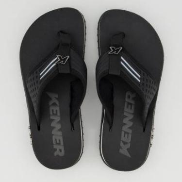 Imagem de Chinelo Kenner Kivah Dots Preto e Branco-Masculino