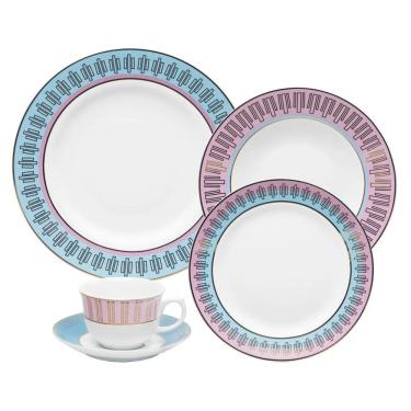Imagem de Aparelho De Jantar 30 Peças Flamingo Cosmopolitan Oxford