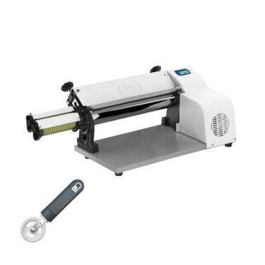 Imagem de Cilindro de Massas Elétrico Talharim Branco 37cm 127V Anodilar com Cor