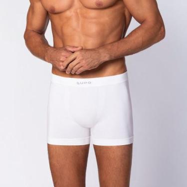 Imagem de Cueca Lupo Boxer Micromodal Sem Costura 661-001, Branco, P