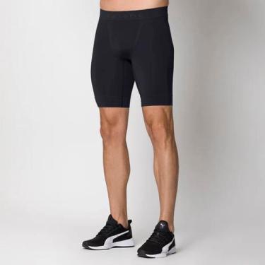 Imagem de Bermuda Térmica Masculina sem Costura Selene Corrida Esporte, P, 550, 