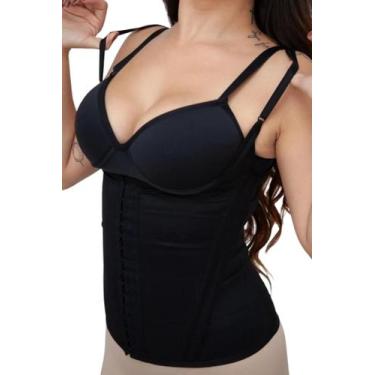 Imagem de Cinta Modeladora Para Postura 8 Barbatanas Colete Com Alça - M04 - Fan