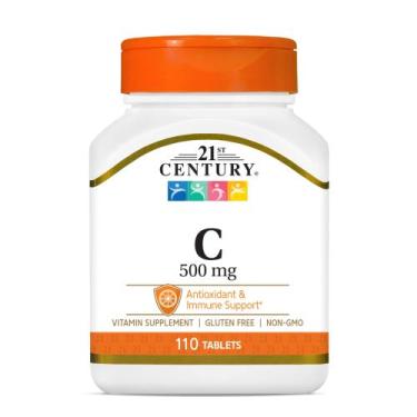 Imagem de Comprimidos de Vitamina C 21st Century C 500mg 330 Unidades