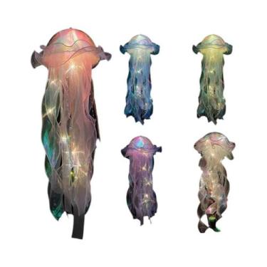 Imagem de Luminária Noturna Colorida De Água-Viva Para Quarto Infantil, Lanterna