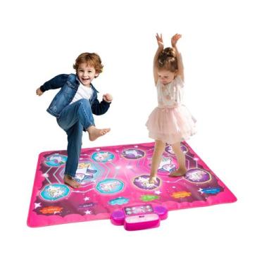 Imagem de Grande Tapete Musical Para Crianças 90x90cm, Tapete De Dança Elétrico 
