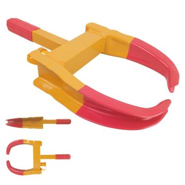 Imagem de Trava de Pneu Universal Bloqueador De Roda Moto Carro Roubo Antifurto Estacionamento Reboque Seguranca Veiculo Auto