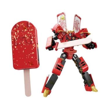 Imagem de Conjunto De Brinquedos Colecionáveis HUIQIBAO Robô De Sorvete 2 Em 1 T
