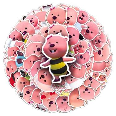 Imagem de Pacote de adesivos Loopys Anime, 50 unidades de adesivos decorativos d