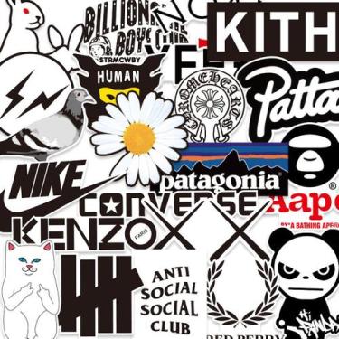 Imagem de Pacote de adesivos Anime Black Personalized Creative 22 unidades - Yiw