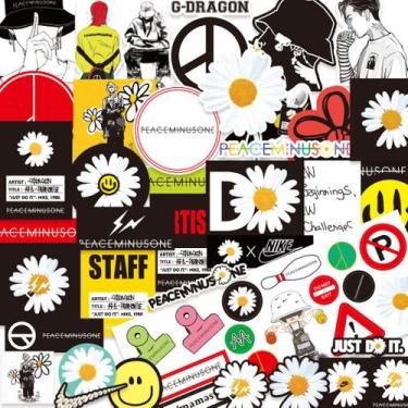 Imagem de Pacote de adesivos Daisy Anime 55 peças de adesivos decorativos de des