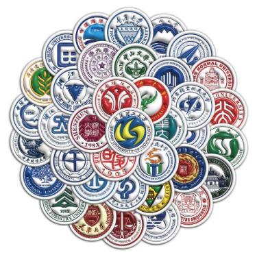 Imagem de Adesivos, logotipos universitários, vinil impermeável, anime, 50 unida