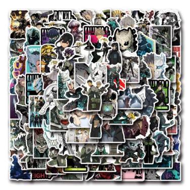Imagem de Adesivos Kaijus No 8, vinil impermeável, anime, 110 unidades - yiweisa