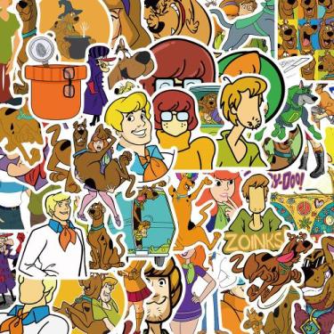 Imagem de Adesivos Scoobys Doos Dogs Vinil Impermeável Anime x50 - Yiweisai